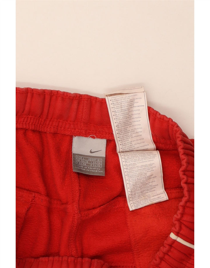 NIKE Mens Graphic Tracksuit Trousers Joggers Large Red Cotton Vintage Nike and Second-Hand Nike from Messina Hembry 