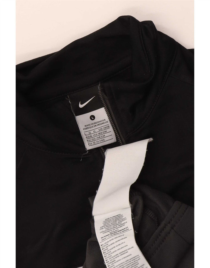 Nike Drenge Træningsdragt Topjakke 12-13 år Stor Grå Colourblock Polyester