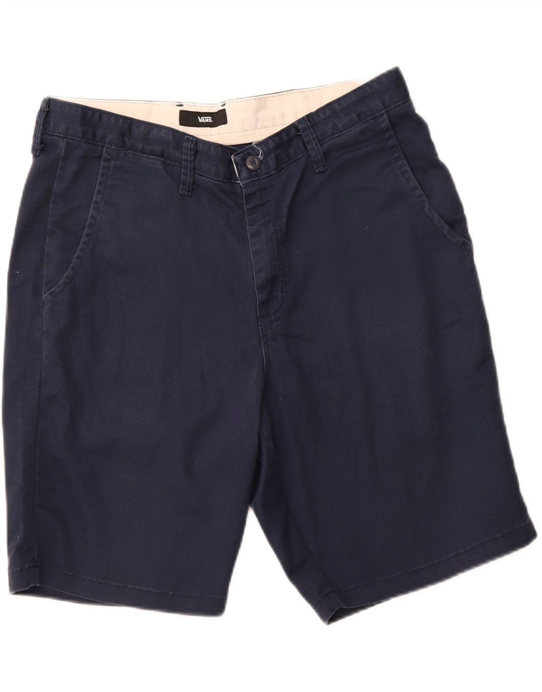 VANS Chino Shorts til mænd W34 Large Navy Blue Bomuld