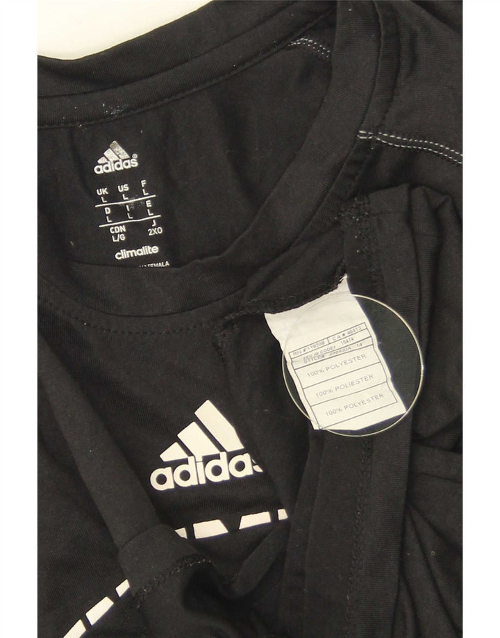 Adidas Herre UNC Pembroke Grafisk T-Shirt Top Stor Sort Polyester