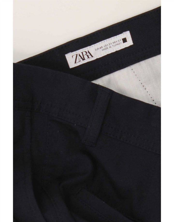 Zara Herre Slim Chino Bukser EU 40 Medium W31 L27 Marineblå