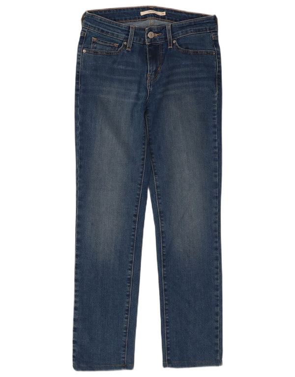 Levi's Dame 712 Slim Jeans W26 L27 Blå Bomuld