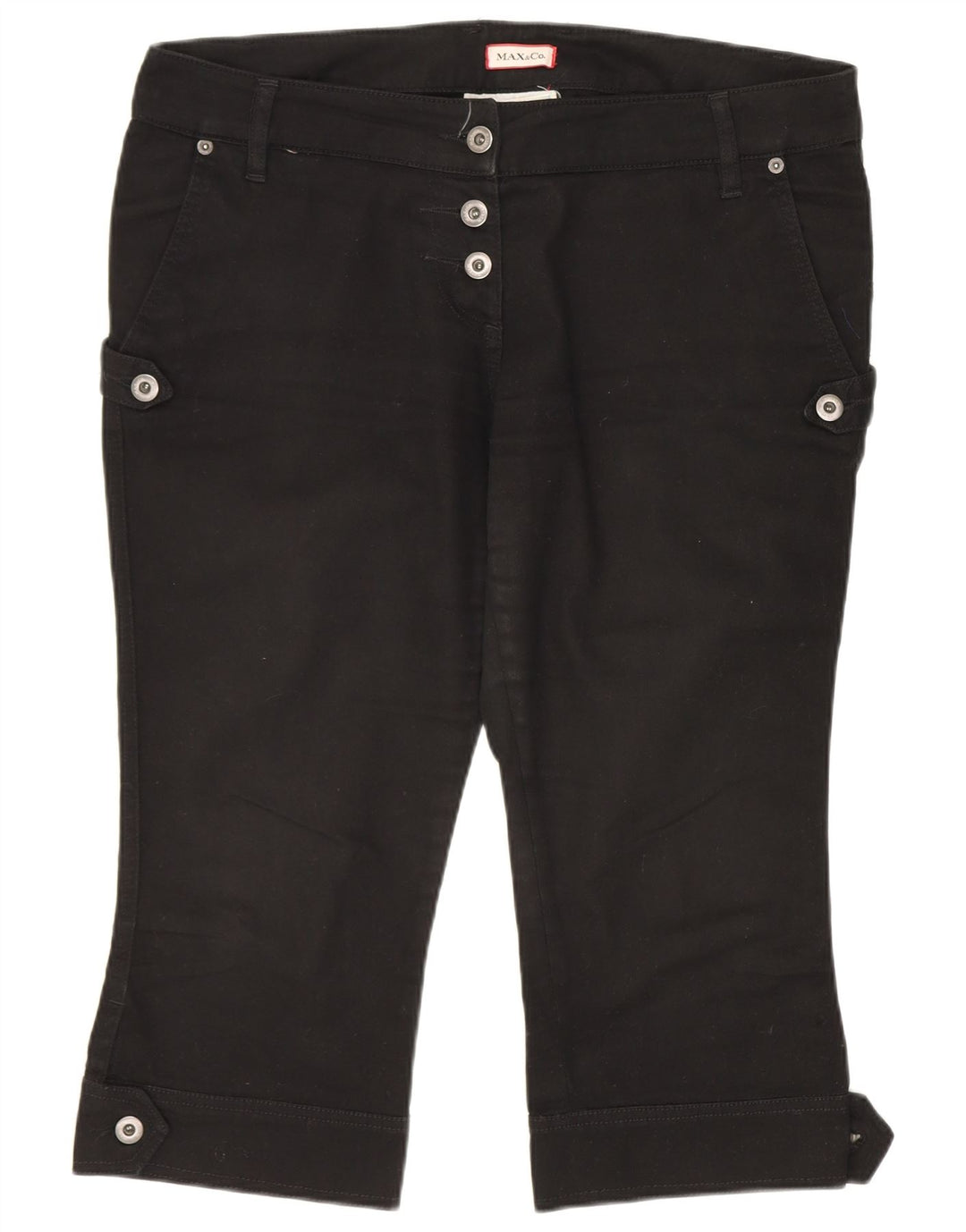 Max & Co. Bermuda-shorts til kvinder UK 14 Large W36 Black