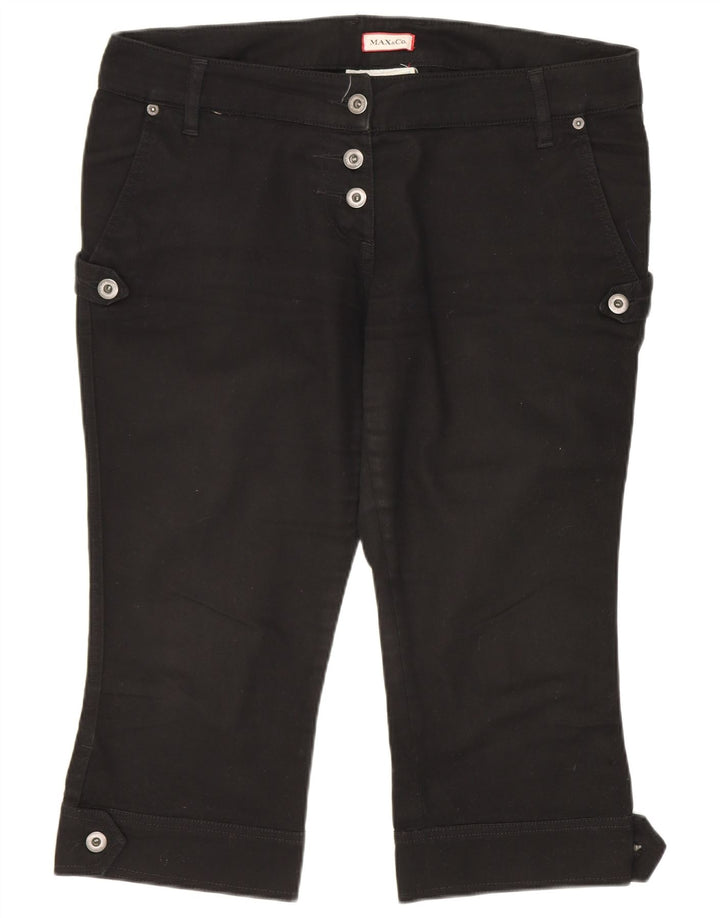 Max & Co. Bermuda-shorts til kvinder UK 14 Large W36 Black