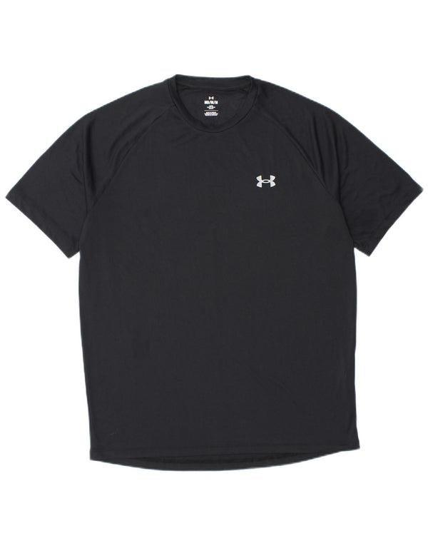 UNDER ARMOUR Herre grafisk T-shirt Top Medium Sort