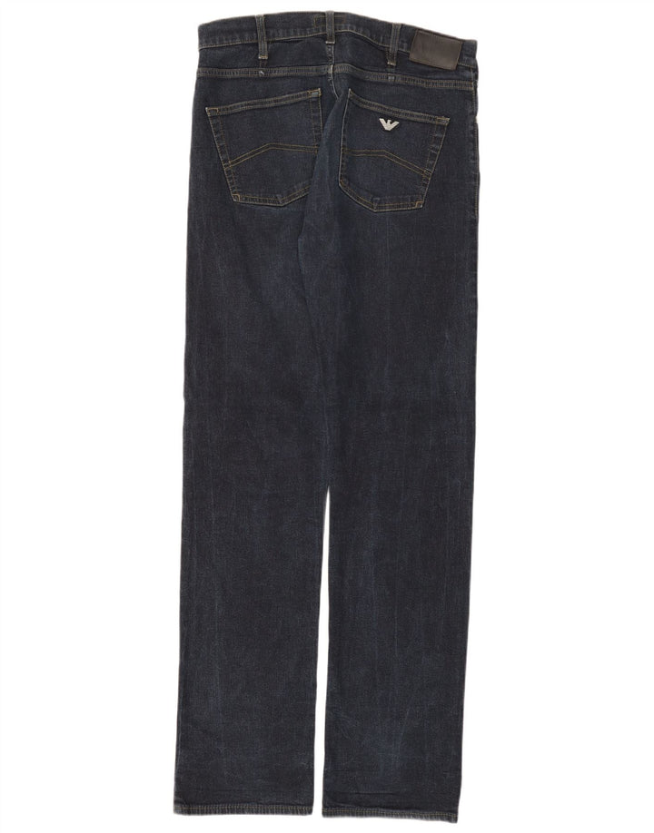 Armani Jeans Dame Straight Jeans W33 L34 Marineblå
