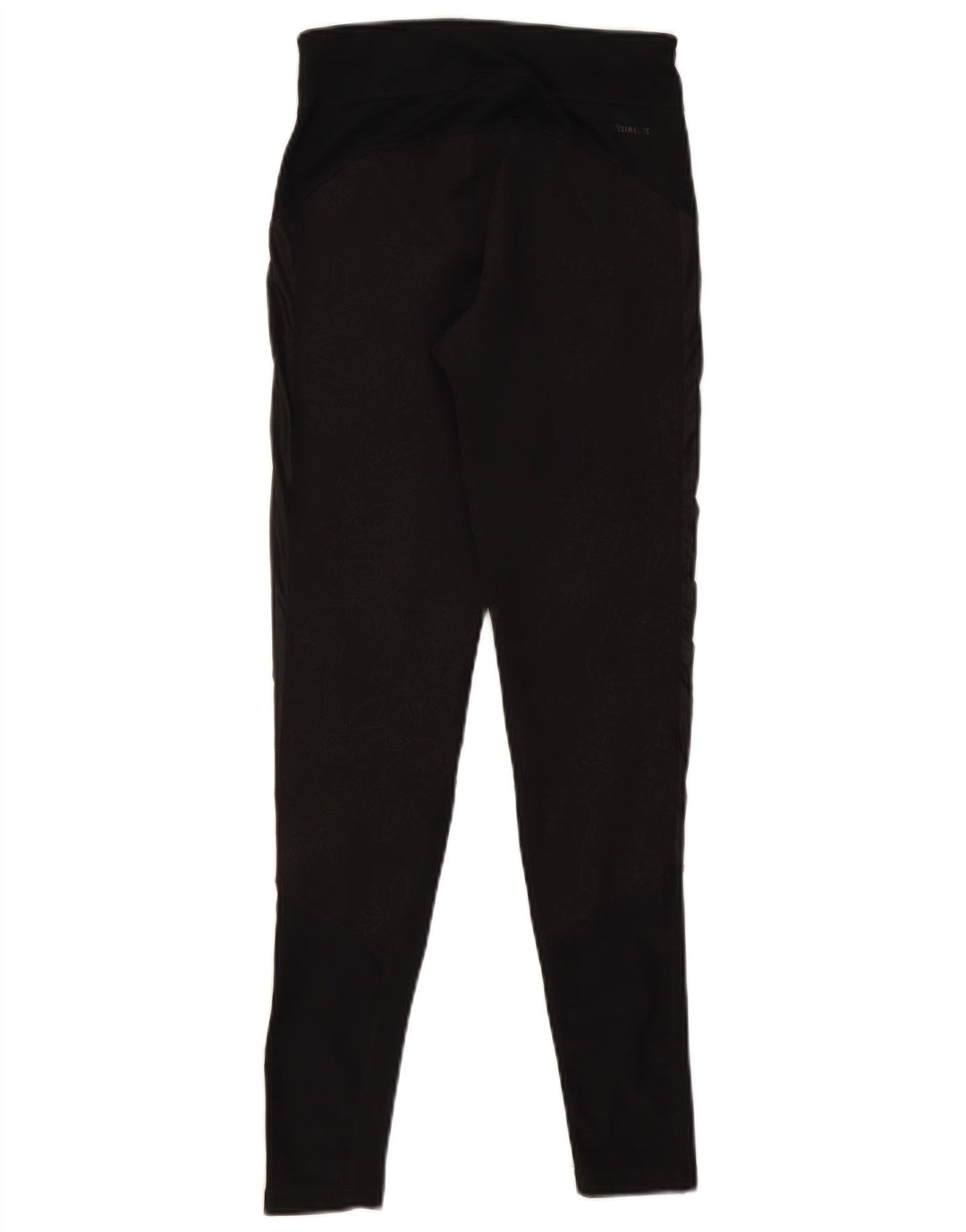 Adidas Womens Leggings UK 8/10 Small Black Floral