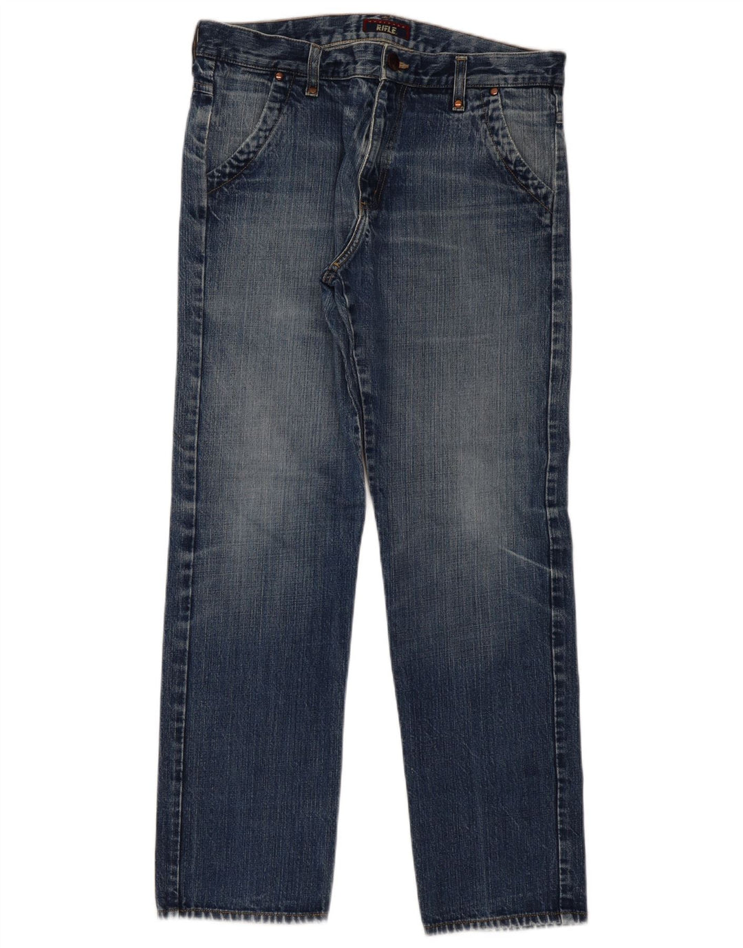 Rifle Herre Straight Jeans W34 L31 Blå