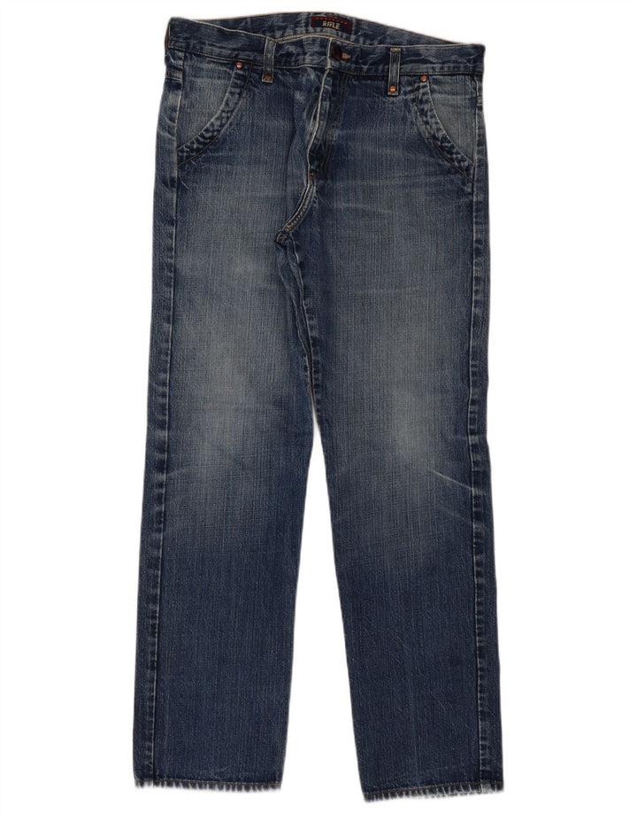 Rifle Herre Straight Jeans W34 L31 Blå