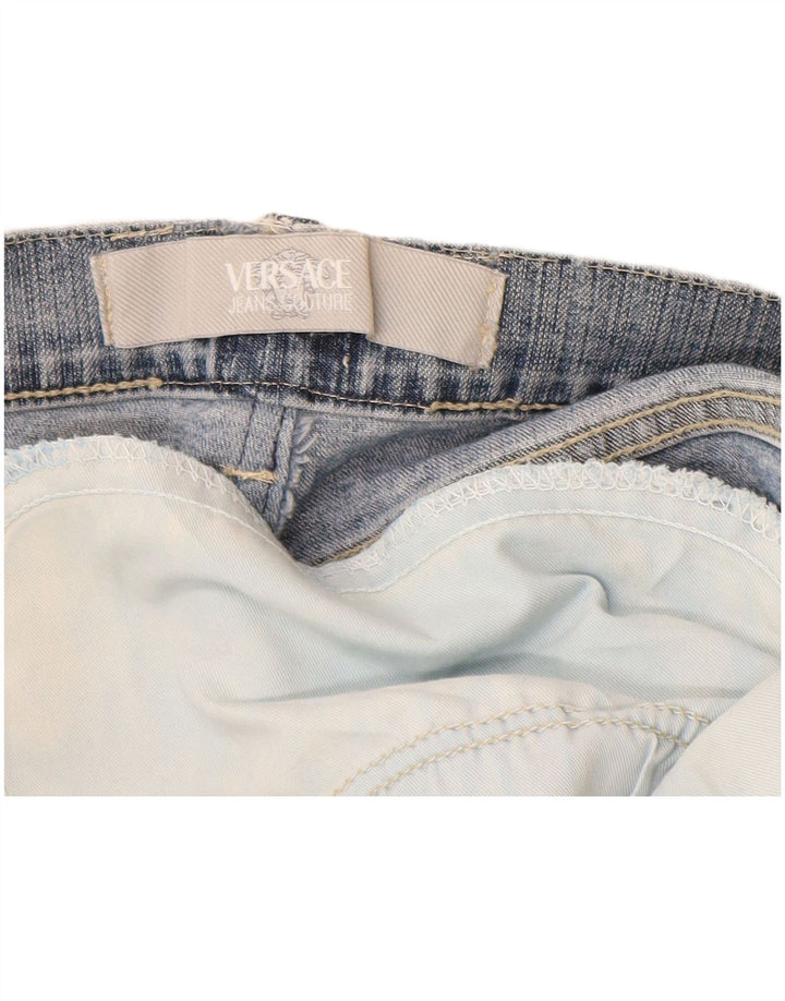Versace lige jeans til kvinder W34 L31 Blå
