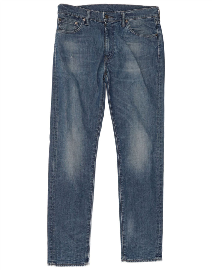 Levi's Slim Jeans til mænd W33 L34 blå bomuld