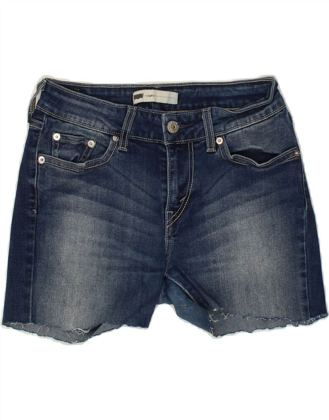 LEVI'S Womens Denim Shorts W26 Small Navy Blue Vintage Levi's and Second-Hand Levi's from Messina Hembry 