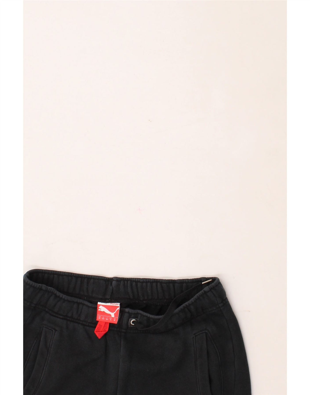 PUMA Boys Graphic Tracksuit Trousers 13-14 Years  Black Cotton Vintage Puma and Second-Hand Puma from Messina Hembry 
