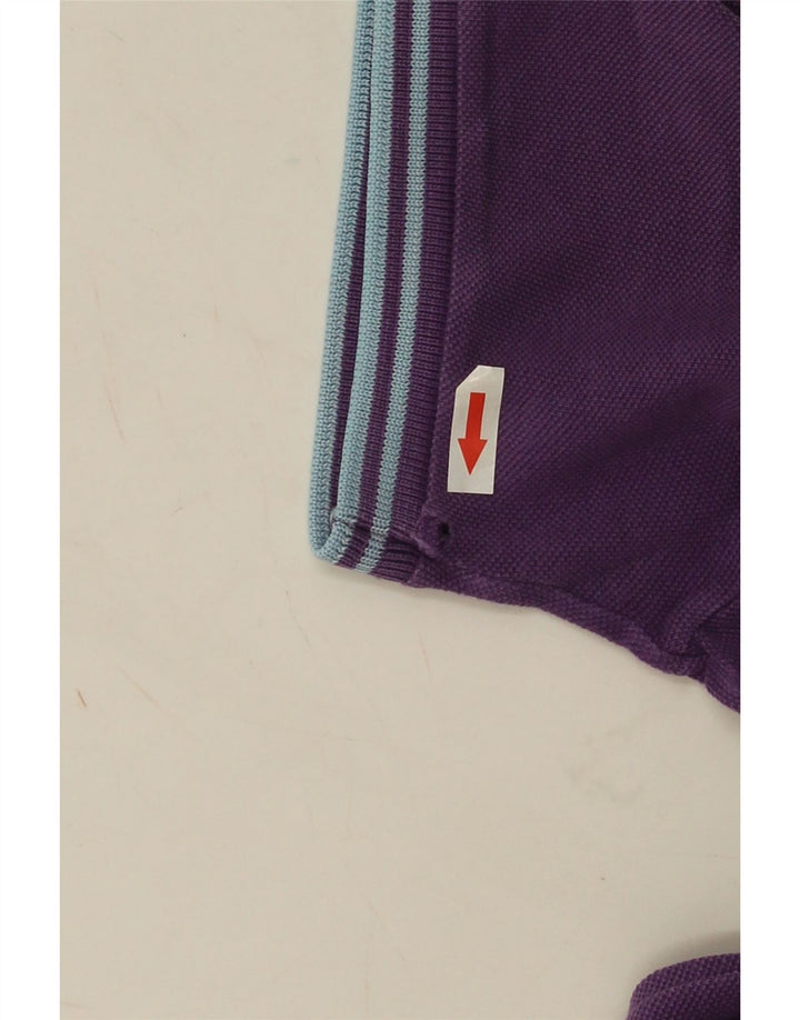 FRED PERRY Poloshirt til mænd Medium lilla stribet bomuld