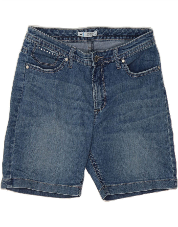 LEE Womens Mid Rise Denim Shorts W32 Large  Blue Vintage Lee and Second-Hand Lee from Messina Hembry 