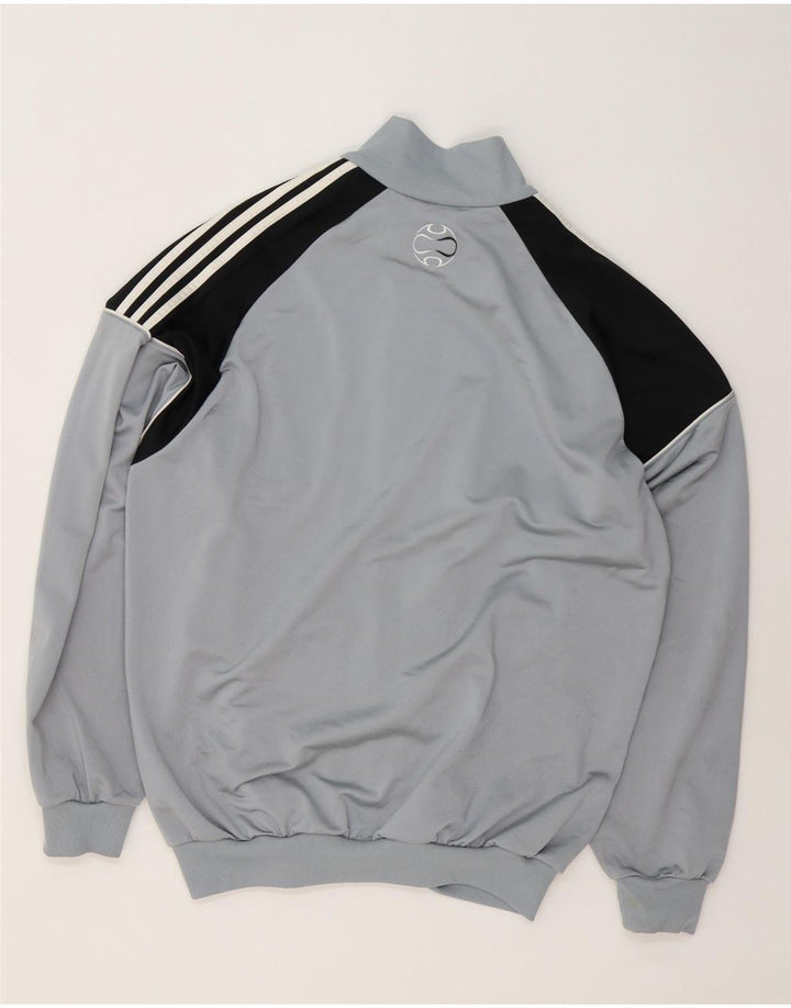 Adidas Træningsdragt til mænd Topjakke IT 44/46 Stor Grå Colourblock Polyester