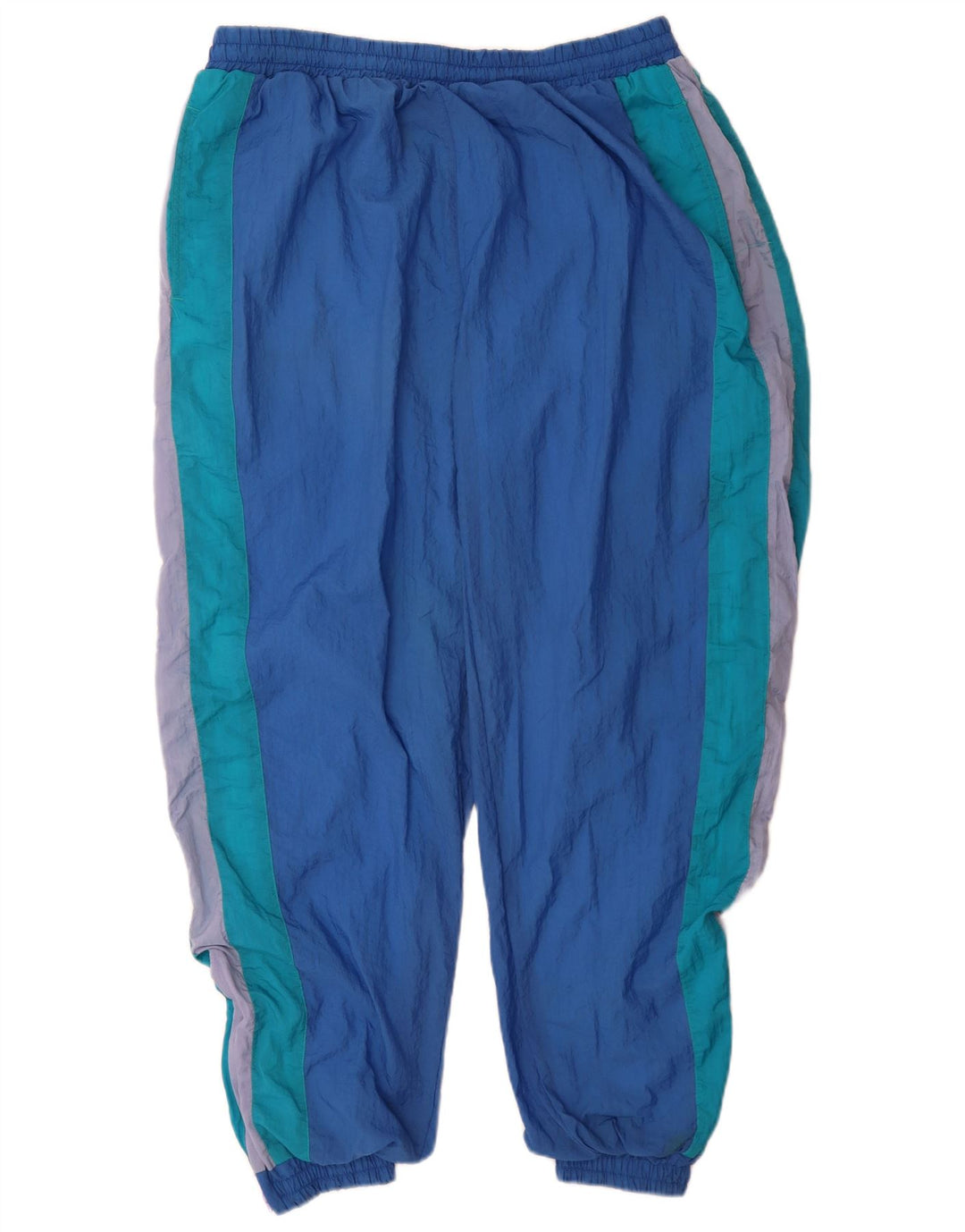 Vintage træningsdragt til mænd Joggers XL Blå Colourblock Polyamid