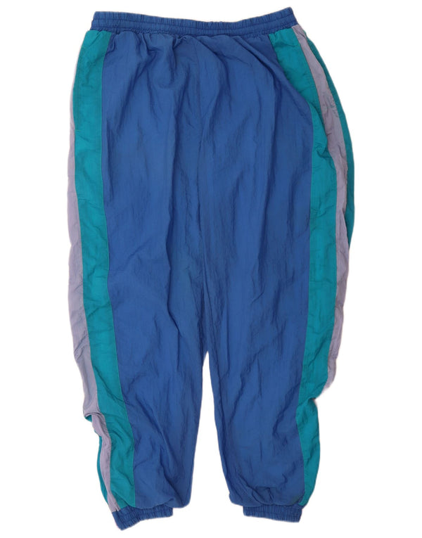 Vintage træningsdragt til mænd Joggers XL Blå Colourblock Polyamid