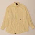 TOMMY HILFIGER Mens Shirt Size 16 Large Yellow Cotton Vintage Tommy Hilfiger and Second-Hand Tommy Hilfiger from Messina Hembry 