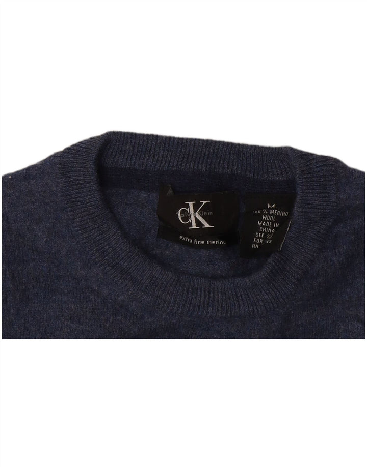 Calvin Klein Dame sweater med rund hals, UK 12 Medium Navy Blue