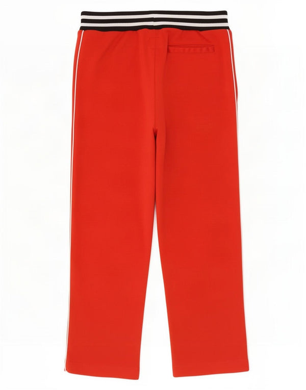 Adidas Womens Crop træningsdragt Bukser UK 10 Small Red Bomuld