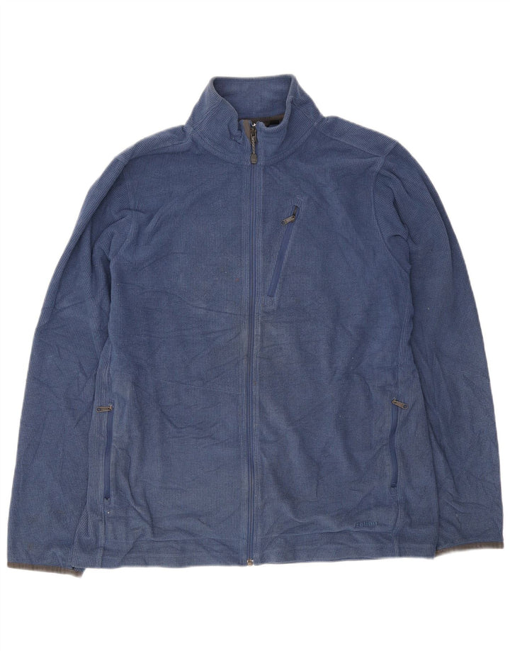 Rohan Herre Fleecejakke UK 40 Large Navy Blue Polyester