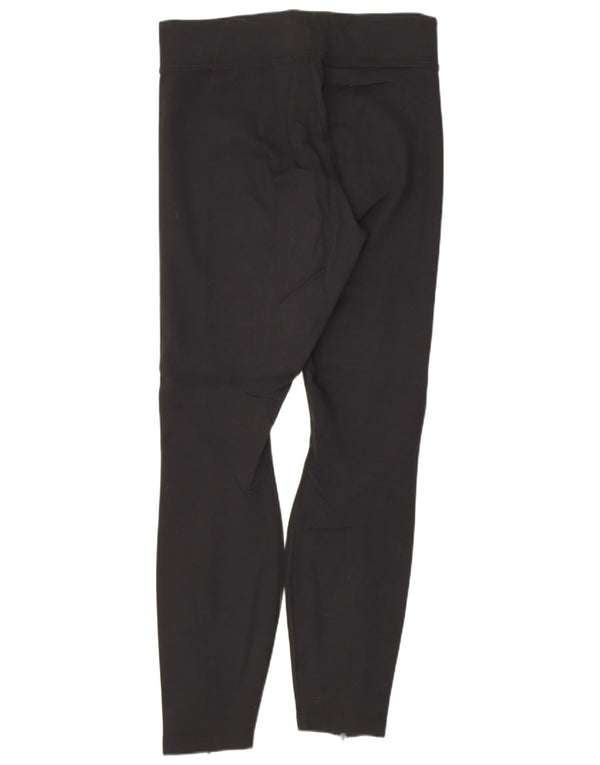 Nike Dame Leggings UK 12 Medium Sort Viscose