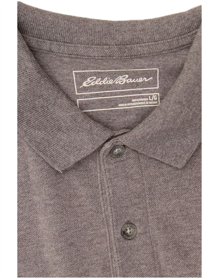 Eddie Bauer herre poloshirt, stor grå