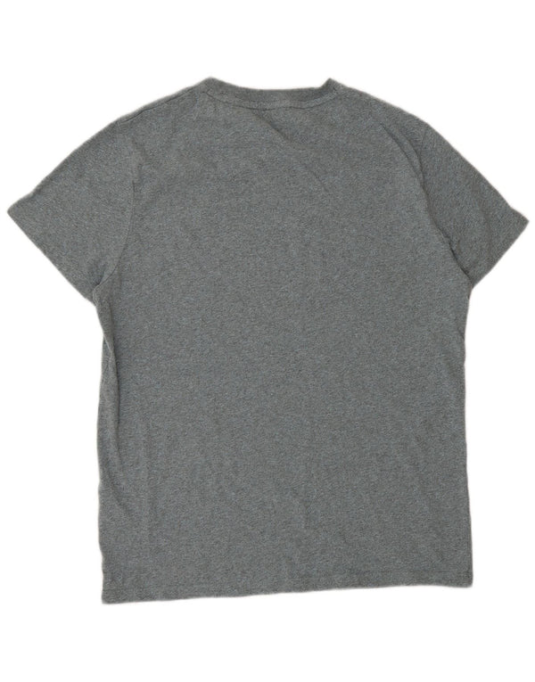 Superdry Herre T-shirt Top XL Grå Flecked Bomuld