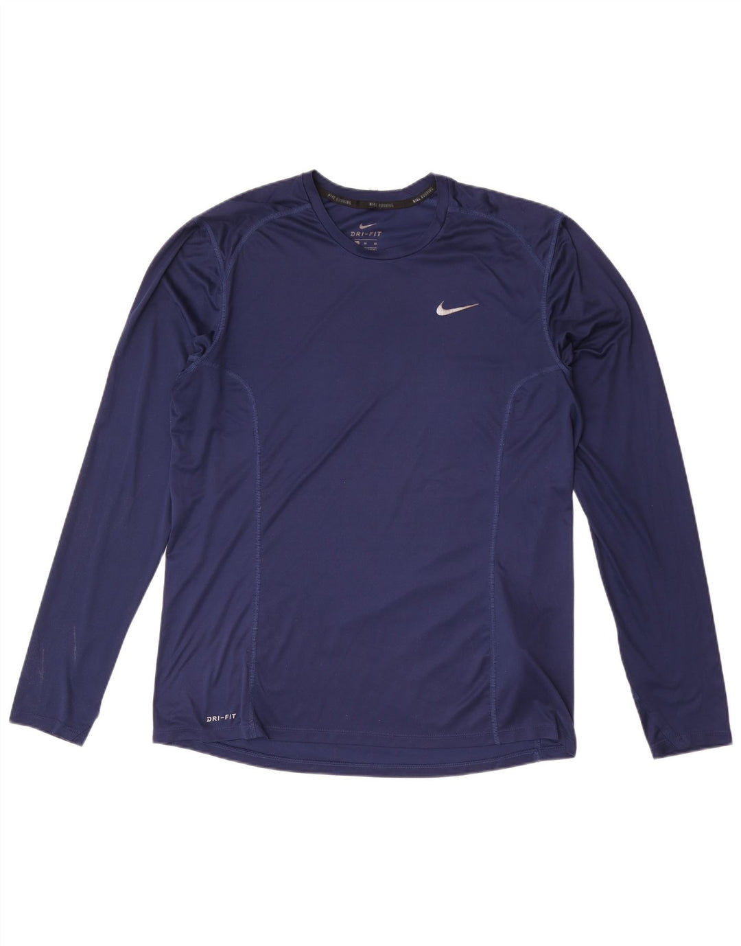 Nike Herre Dri Fit Top Langærmet XL Marineblå Polyester