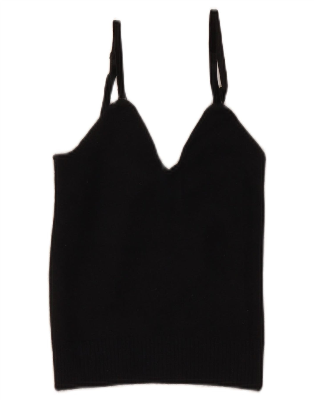 Emporio Armani Dame Crop Cami Top IT 40 Small Navy Blue Uld