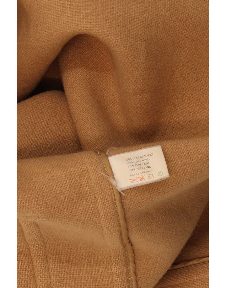 Invertere Herre Hooded Duffle Coat UK 38 Medium Beige New Wool
