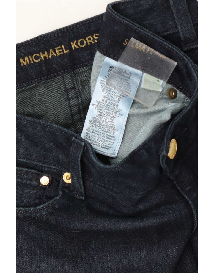 Michael Kors Dame Selma Flared Jeans US 8 Medium W30 L35 Marineblå Bomuld