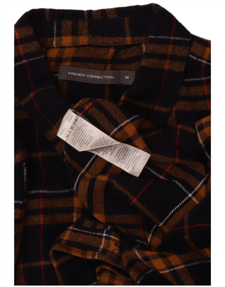 French Connection Herre flannelskjorte Medium brun ternet bomuld