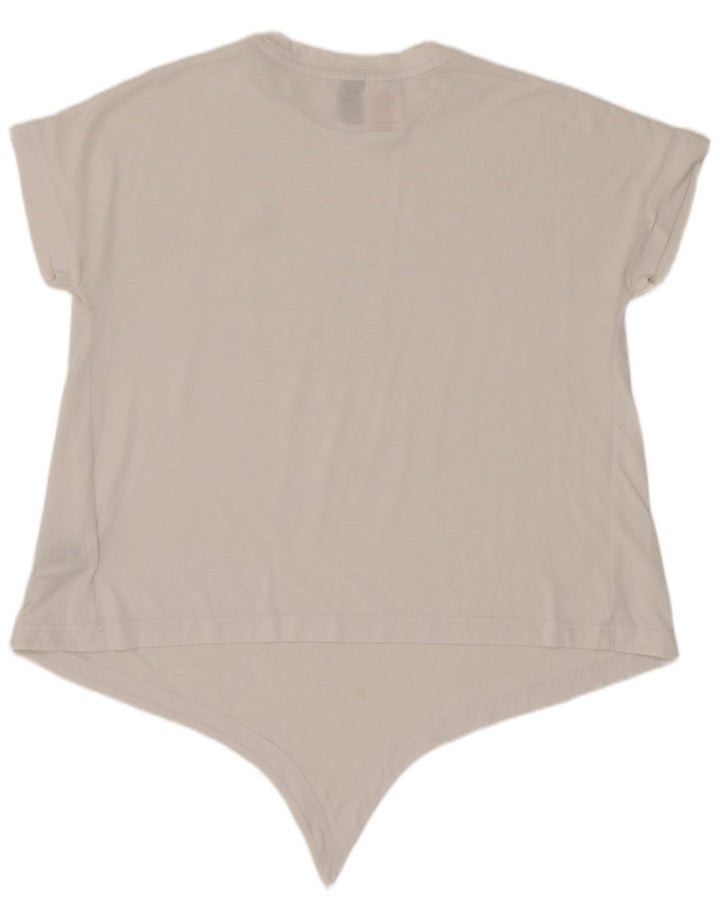 Adidas Pige T-Shirt Top 14-15 År Hvid Polyester