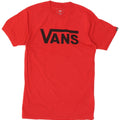 VANS Herre Classic Fit Grafisk T-Shirt Top Lille Rød Bomuld