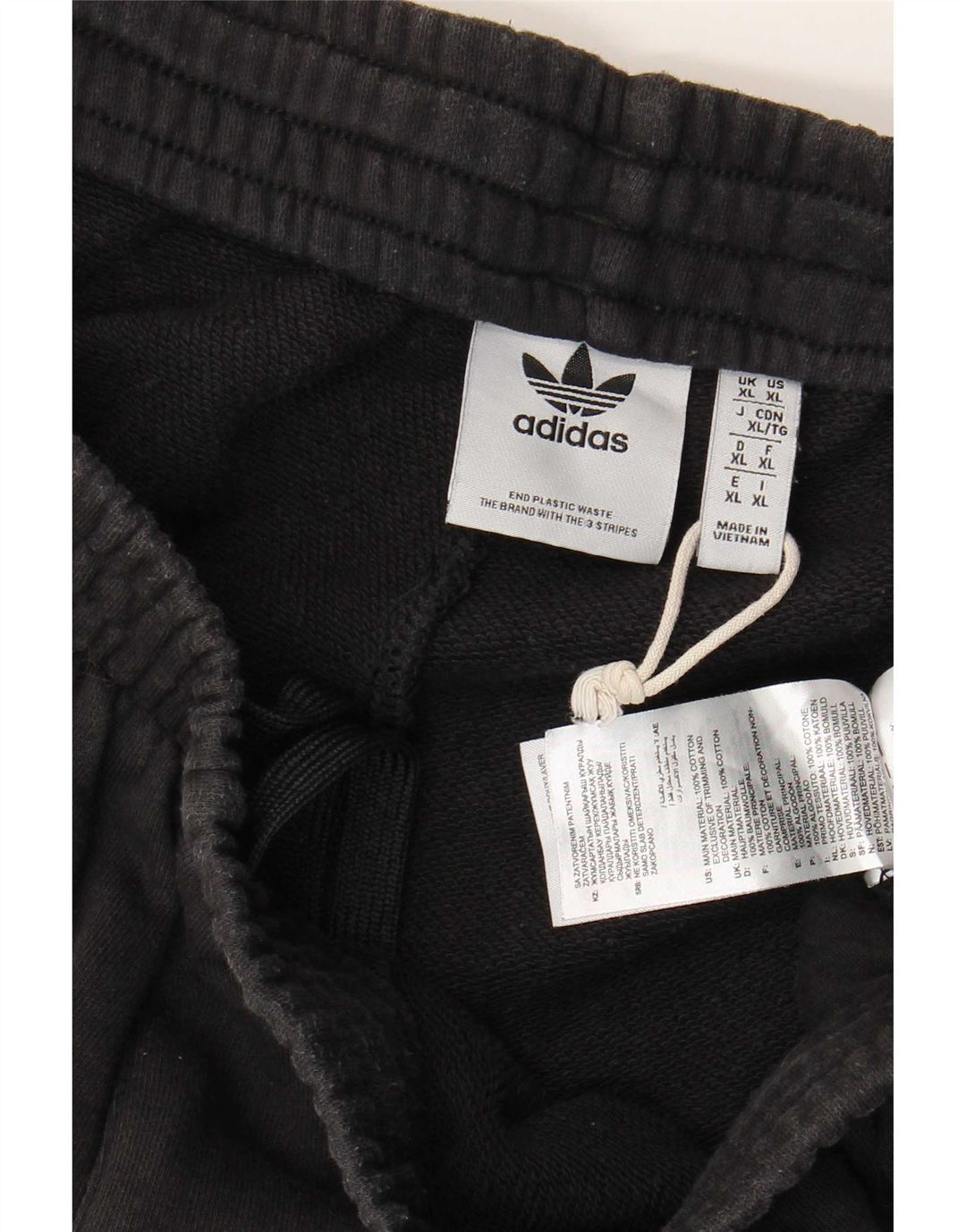 Adidas Herre Sportshorts XL Sort Bomuld