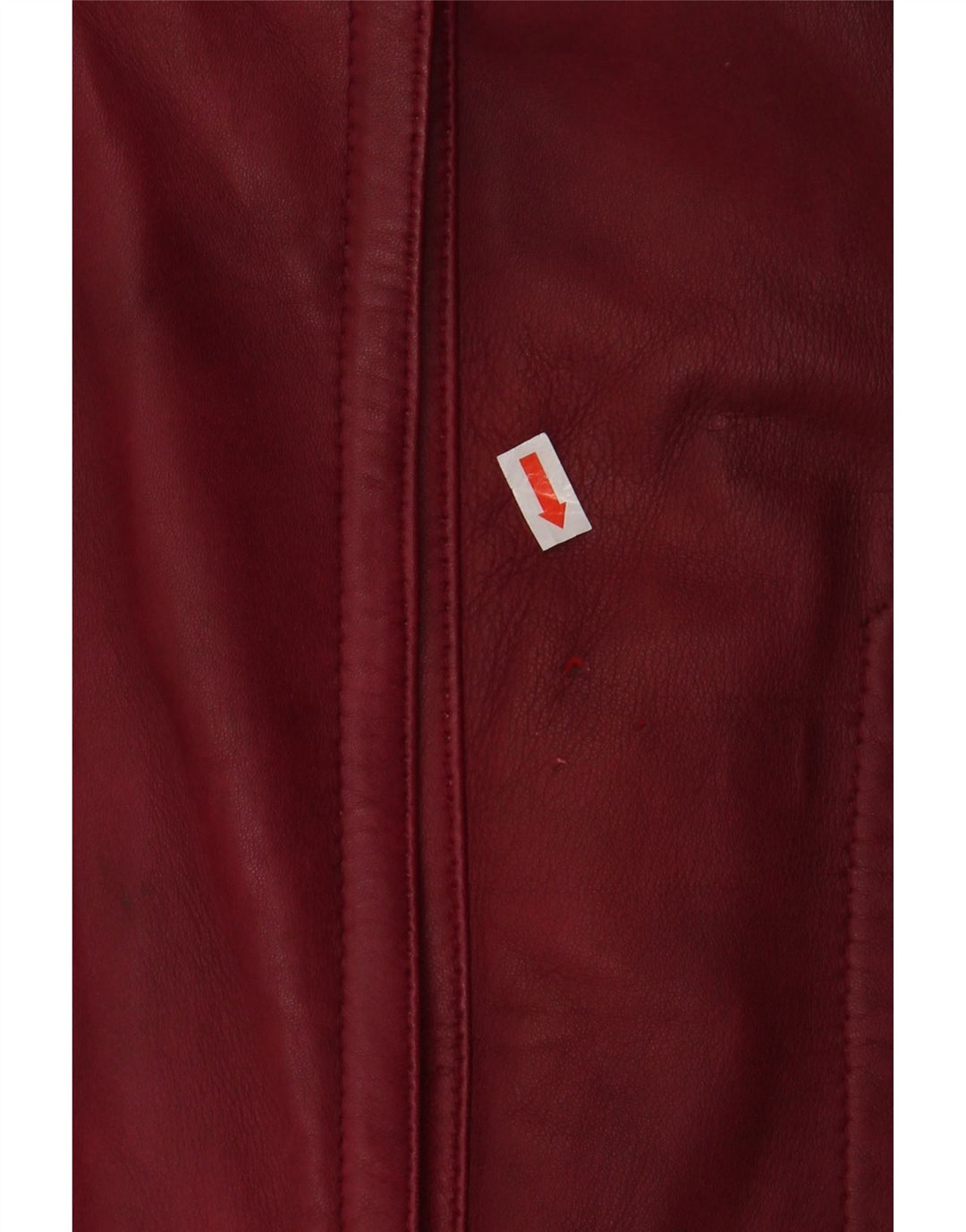 Vintage damejakke med hætte i overstørrelse EU 48 2XL rødbrun