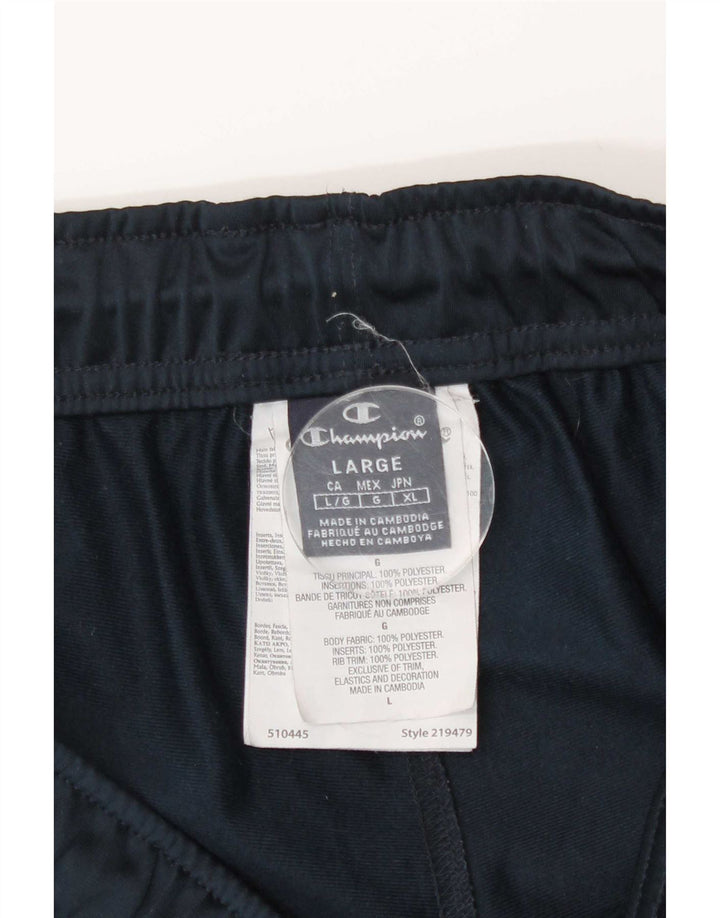 Champion Herre træningsdragt Bukser Joggers Large Navy Blue Polyester