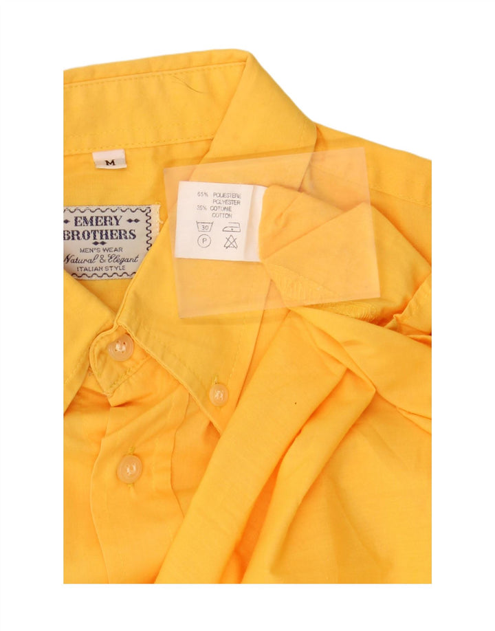 EMERY BROHERS Herreskjorte Medium Gul Polyester