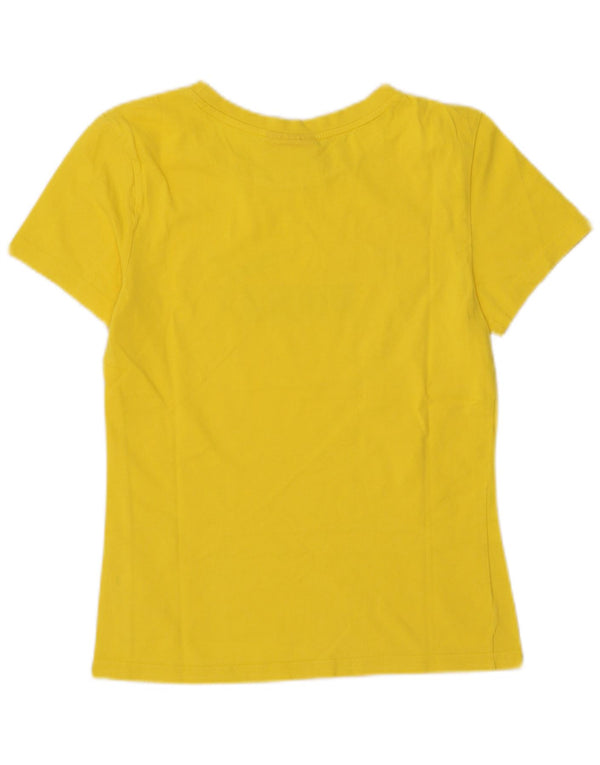 Puma Grafisk T-shirt top til kvinder DK 14 Medium Gul