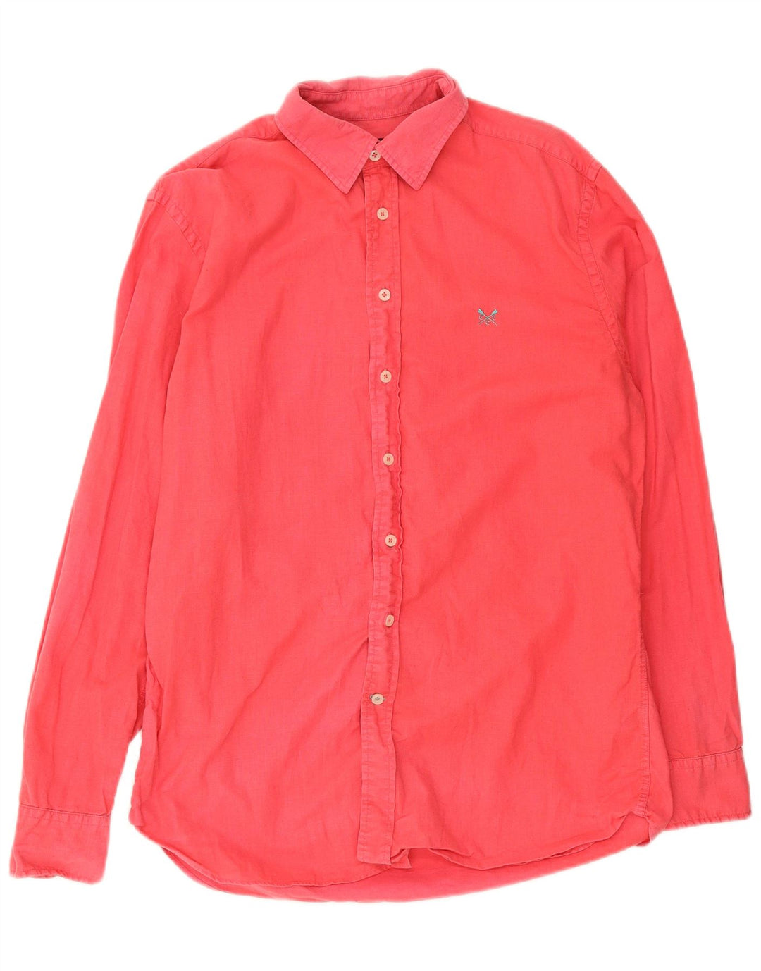 Crew Clothing Herreskjorte Medium Pink Linen
