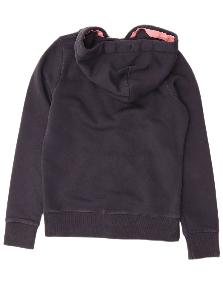 JACK WILLS Dame-hættetrøje Sweater UK 4 XS Marineblå Bomuld