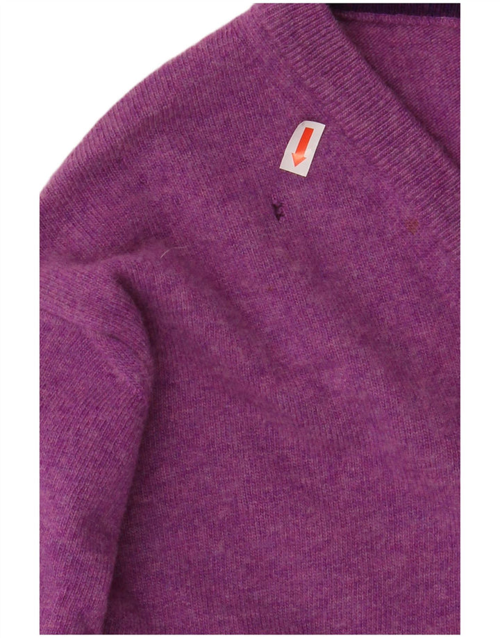 HARMONT & BLAINE Herre V-hals sweater lille lilla uld