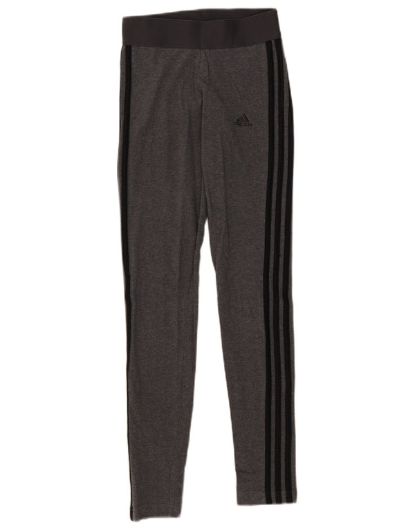Adidas Dame Leggings UK 4/6 XS Grå