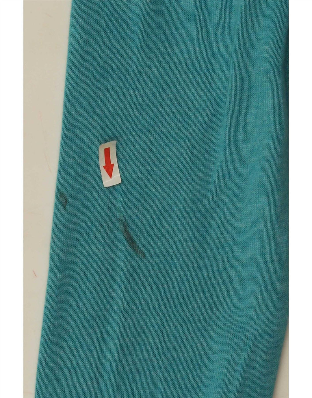 Tommy Hilfiger Herre sweater med rund hals, medium turkis bomuld