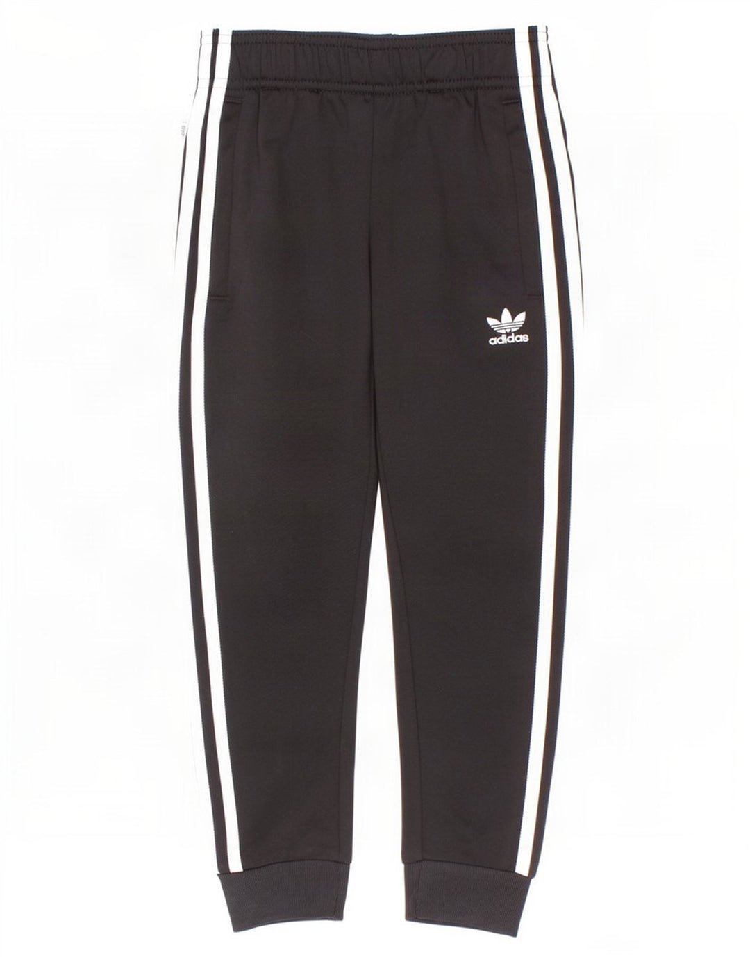 Adidas Drenge Træningsdragt Bukser Joggers 5-6 År Sort Polyester