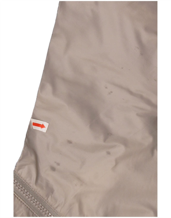 Nike Polstret jakke med hætte til mænd UK 36 Small Grey Colourblock Polyester