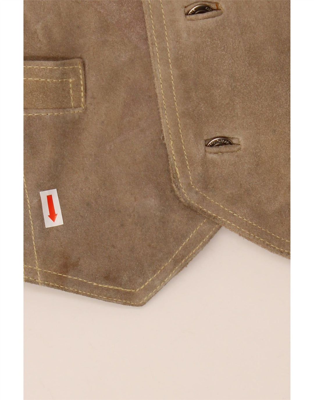 El Charro Herre ruskindsvest Medium Beige Læder