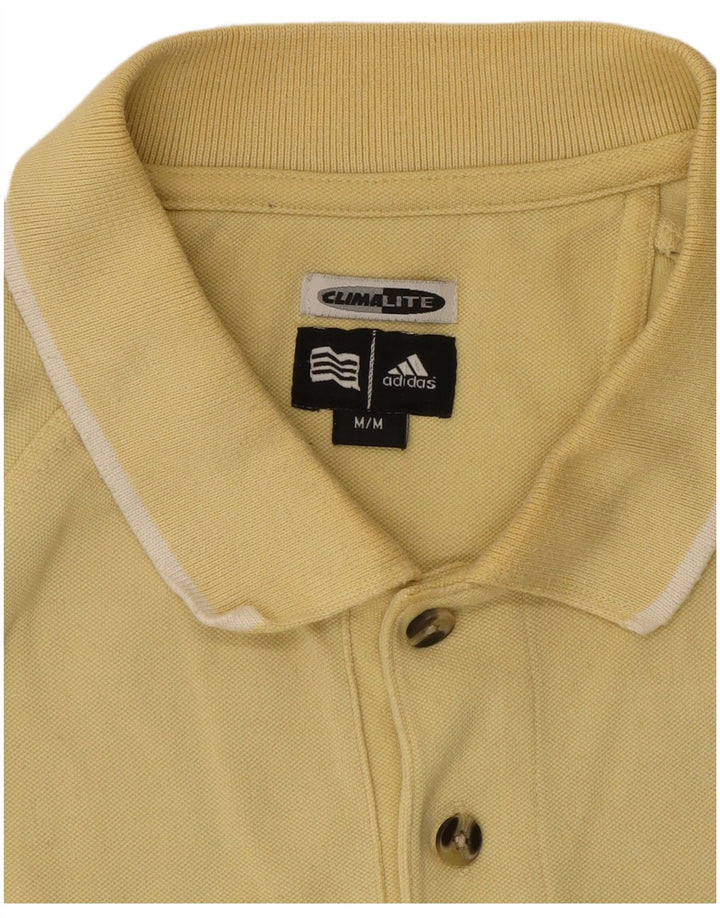 Adidas Herre Climalite Polo Shirt Medium Gul